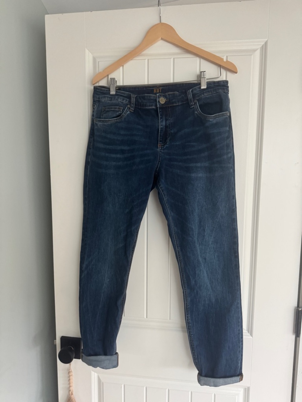Kut from the Kloth Dark Indigo Slim Straight Jeans